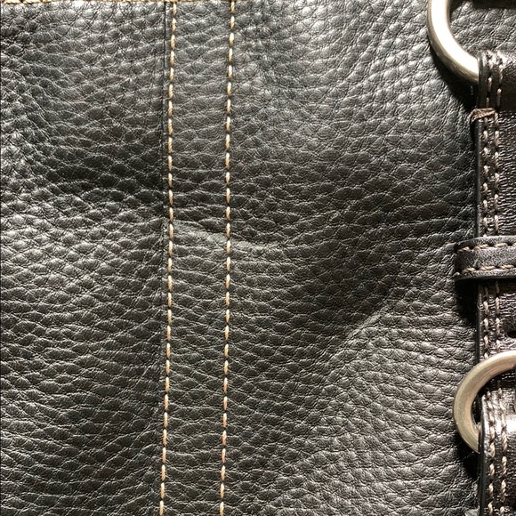 Coach Black Leather Shoulder Bag with Silver Hardware - Picture 2 of 12